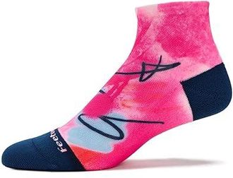 Feetures Elite Light Cushion Quarter Crew Cut Socks Shoes Feminine Grit : MD (US Mens Shoe 6-8.5 - Womens Shoe 7-9.5), Nylon/Spandex