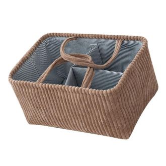 OEM Organizador Multicompartimento Para Cesta De Almacenamiento - Marr&oacute;n