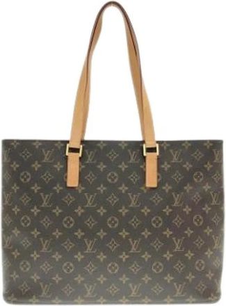 Louis Vuitton Pre-owned Luco Tote - Dames - Vintage Shopper - Bruin - ONE Size - Leer - Vintage