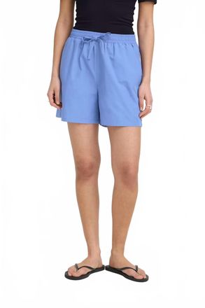 Ichi Sky Relaxed Shorts In Wedgewood/blue