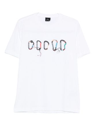 Paul Smith Ps door Paul Smith karabijnhaak biologisch katoenen T-shirt