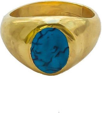 SEEKD Quoise Handcrafted Ring Gold