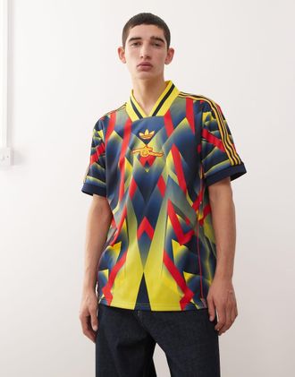 adidas adidas Football - Arsenal Lifestyler - T-shirt gialla, rossa e blu-Giallo
