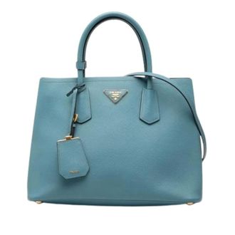 Prada Pre-owned Handbags, female, Blue, Size: ONE SIZE Pre-owned Vintage Satchel