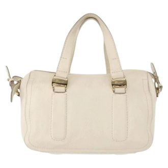 Ferragamo Pre-owned Handbags, female, White, Size: ONE SIZE Pre-owned Handbag