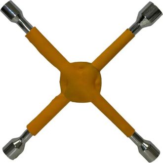 Trade Shop Trade Shop - Chiave A Croce Per Sostituzione Ruote Auto Macchina Con Protezione In Gomma Pvc