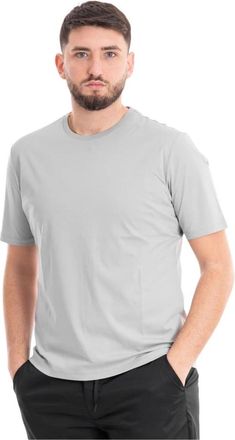 People of Shibuya T-Shirt Girocollo IN 100% Cotone - Heren - T-shirts - Grijs - L - Katoen - Tops