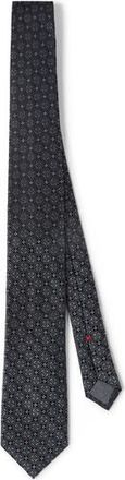 Brunello Cucinelli Silk tie with pattern in Anthracite at Nordstrom