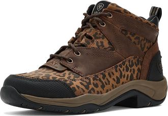 Ariat Terrain Womens Boots Washed Leopard : 8.5 B - Medium, Leather