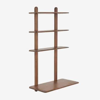 Sklum Escritorio Con Estanter&iacute;a En Madera Veleta Sklum &x2194&xfe0e 80 Cm
