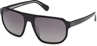 Timberland TB00075 Polarized 01D Mens Sunglasses Black Size 61