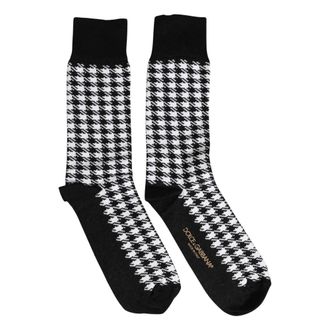 Dolce & Gabbana Calcetines de media pantorrilla Houndstooth - Accessories - unisex - Multicolor - ONE SIZE