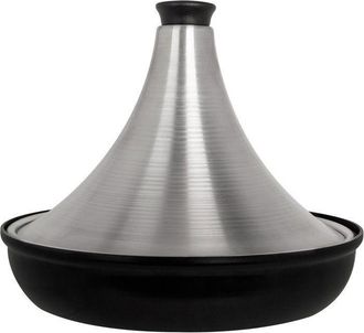 Cosy & Trendy Tajine In Alluminio - Cosy & Trendy - Adatto A Tutti I Piani Cottura, Incluso Induzione - &Oslash; 28 Cm - Grigio / Nero
