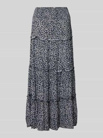 Only Maxi-Rock aus reiner Viskose Modell FERNANDA in Marine, Gr&ouml;&szlig;e XL