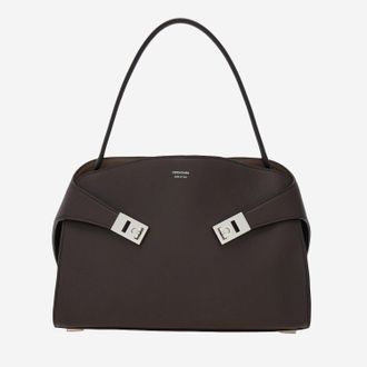 Ferragamo Borsa a tracolla Hug di Salvatore Ferragamo in morbida pelle