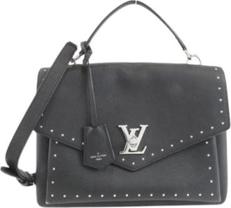 Louis Vuitton Pre-owned Handbags, female, Black, Size: ONE SIZE Pre-owned Vintage Lamb Leather Handbag