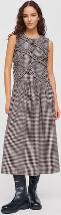 Damson Madder Elora 100% Cotton Poplin Midi Dress