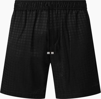 Amiri Mens MA Quad Jacquard Shorts Black - Size: 35/34/32