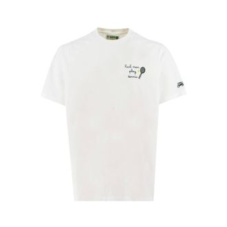 MC2 Saint Barth T-Shirts, male, White, Size: XL Portofino T-Shirt