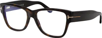 Tom Ford FT5878-B Tortoiseshell Acetate Eyeglasses - Tortoiseshell