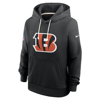 Nike Cincinnati Bengals Sideline Nike Womens Dri-FIT NFL Pullover Hoodie in Black | 03C300A9A-A0M