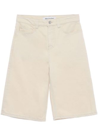 Won Hundred cotton straight-leg shorts - Neutrals