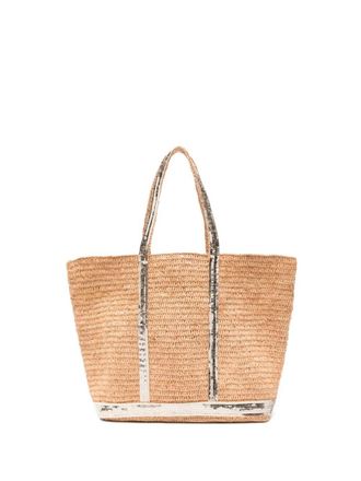 Vanessa Bruno Raphia Large Cabas Tote