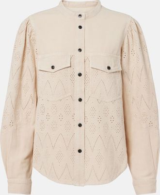 Isabel Marant Kaina broderie anglaise blouse