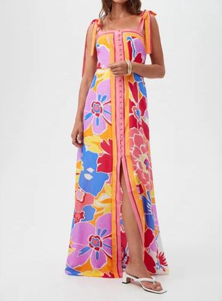Trina Turk Cami Maxi Dress In Multicolor
