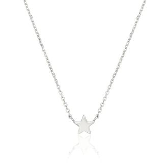 Lily & Roo Silver Tiny Star Necklace