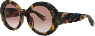 Roberto Cavalli Mens Brown Rectangular Sunglasses RCSRC010M0AGG