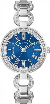 Bulova Womens 96L303 Ladies Classic Watch - Silver - One Size