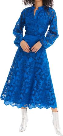 Allison New York Adeline Blouse In Cobalt