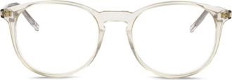 Saint Laurent Eyewear Occhiali tondi - Bianco