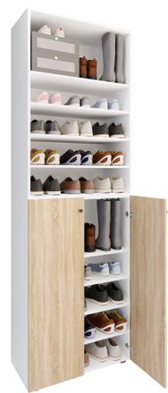 ebuy24 Xl Madera Mueble De Zapato Grande Lona 10 220x70x40 - Vcm