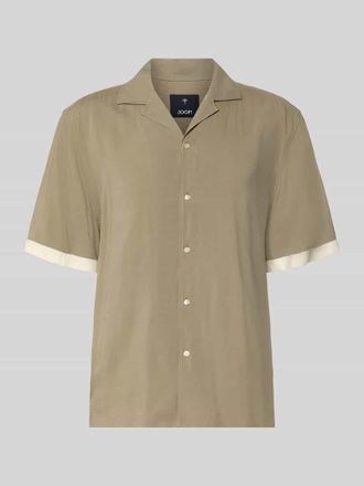 Joop Relaxed Fit Freizeithemd aus Viskose mit Reverskragen in Lind, Gr&ouml;&szlig;e XXL