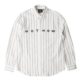 by Parra Casual Shirts - Heren - Casual Overhemden - Wit - M - Linnen - Overhemden
