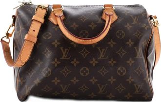 Louis Vuitton Speedy Bandouliere Bag Monogram Canvas 30 shoulder bag - Bruin
