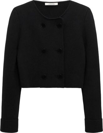 Dorothee Schumacher Sharp Ambition jack met dubbele rij knopen - Zwart