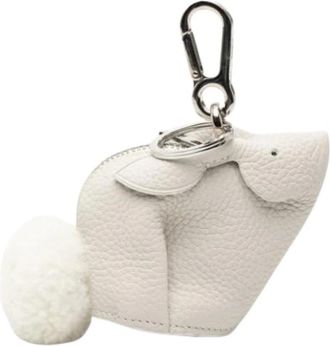 Loewe Pre-owned Wallets, female, White, Size: ONE SIZE Pre-owned Keyring