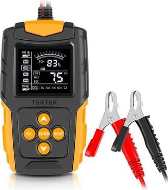 OEM Probador De Bater&iacute;as De Coche, Analizador Digital Lcd De 12 V/24 V, Herramienta De Diagn&oacute;stico Para La Carga De Coches, Medici&oacute;n Soh, Soc, Cca E Ir Pa