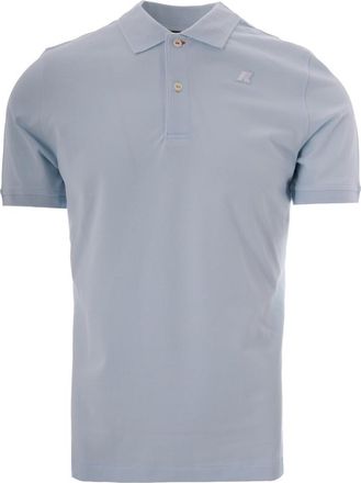 K-Way Light Blue Solid Shirt Collar Polo