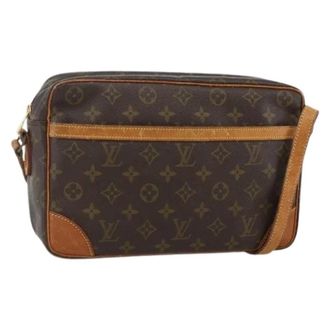 Louis Vuitton Pre-owned Cross Body Bags, female, Brown, Size: ONE SIZE Pre-owned Trocadero 30 Shoulder Bag