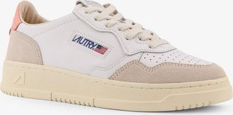 Autry Womens Leather Sneakers With Side Logo White Trainers