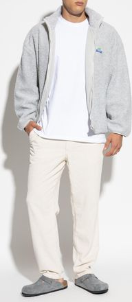 American Vintage T-shirt With A Round Neckline, Mens, White