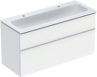 Keramag Geberit Icon Set Mueble Lavabo Con Mueble Bajo Lavabo, 2 Cajones