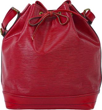 Louis Vuitton Petit Noe Nm Epi Leather Red Leather Handbag (Pre-Owned)