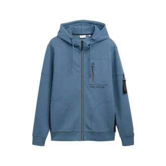 Tom Tailor Heren, Sweatshirts & Hoodies, Blauw, Maat: L