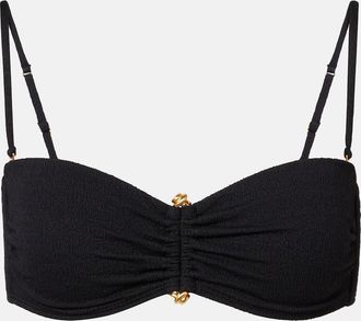 Vix Nika embellished bandeau bikini top