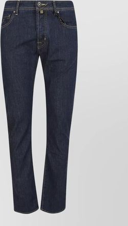 Jacob Cohen slim fit five pocket denim trousers